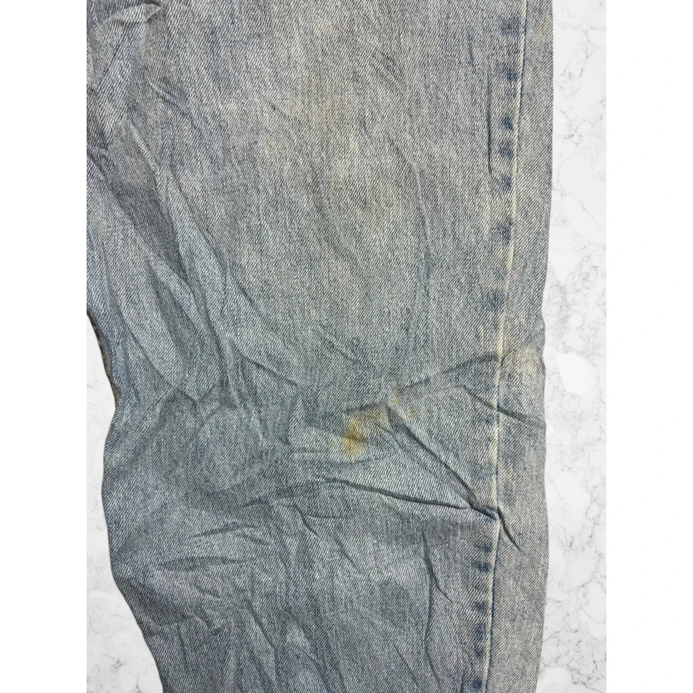 Levis 560 Comfort Fit Jeans Mens 38x34 Light Wash Blue Tapered Leg Denim Vintage